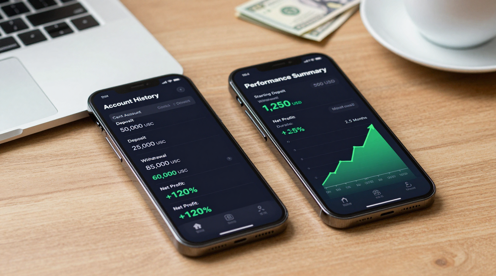 Perbandingan deposit WD akun cent NexusFlow